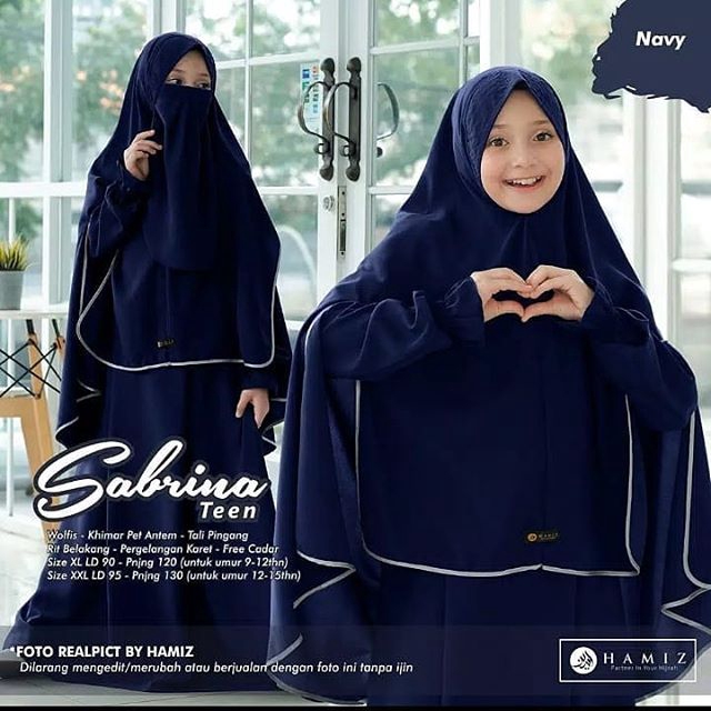 KUALITAS SUPER Gamis Anak Tanggung SABRINA TEEN SYARI gamis anak remaja set khimar wolfis original