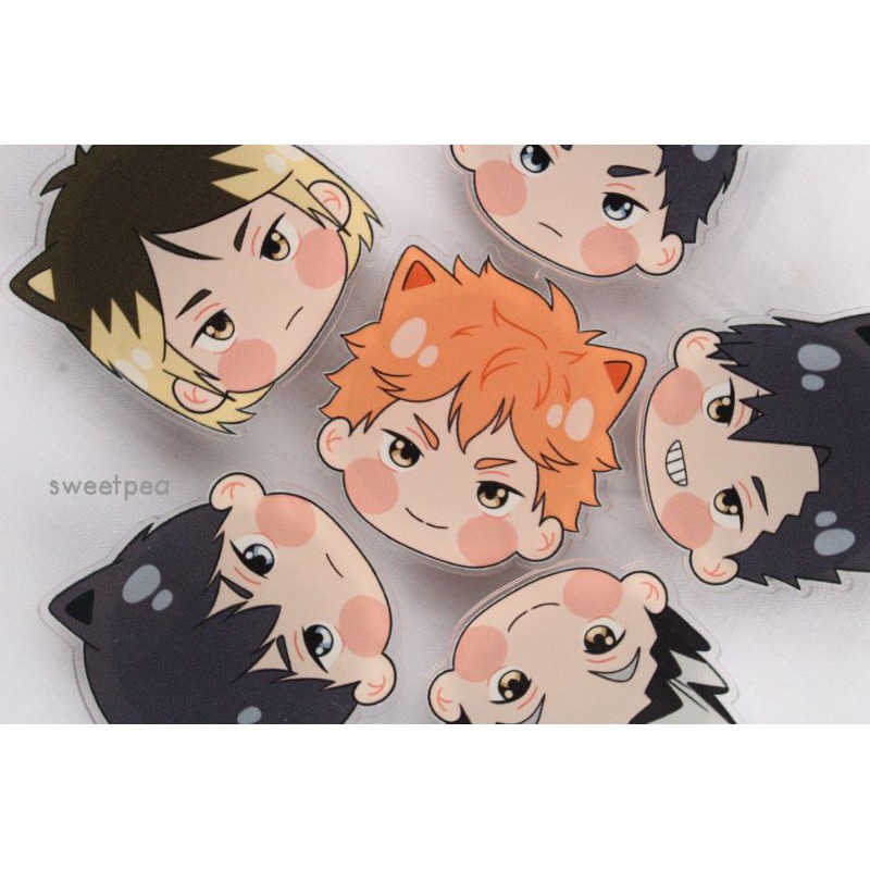 Haikyuu [Popsocket, Keychain, Phonestrap] Cat Edition