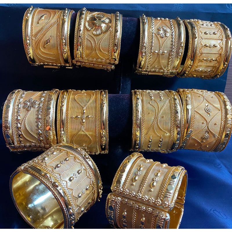 Grosir (SSC) TERBARUGelang India dubai / gelang emas india/Gelang jodha akbar/ gelang fashion
