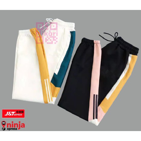 Celana Trening standar / Celana Panjang Olaharaga cewek cowok / TRAINING WANITA / korean style