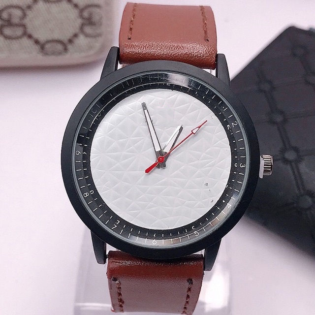 ✅COD JAM TANGAN PRIA FASHION ANALOG QUARTZ KULIT JAM TANGAN MURAH JAM TANGAN PRIA M24