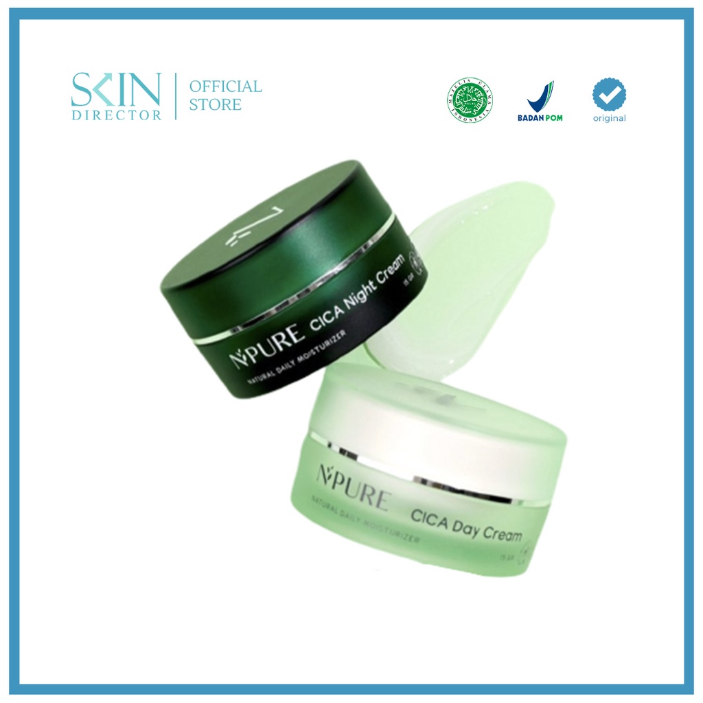 Npure Day Cream / Night Cream Centella Asiatica Moisturizer Brightening