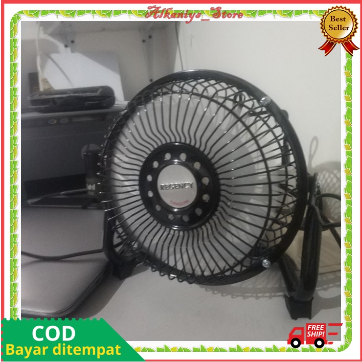 Kipas Angin Elektrik Regency Tornado Fan Deluxe 6" Kipas Angin Kecil Listrik Murah Terlaris