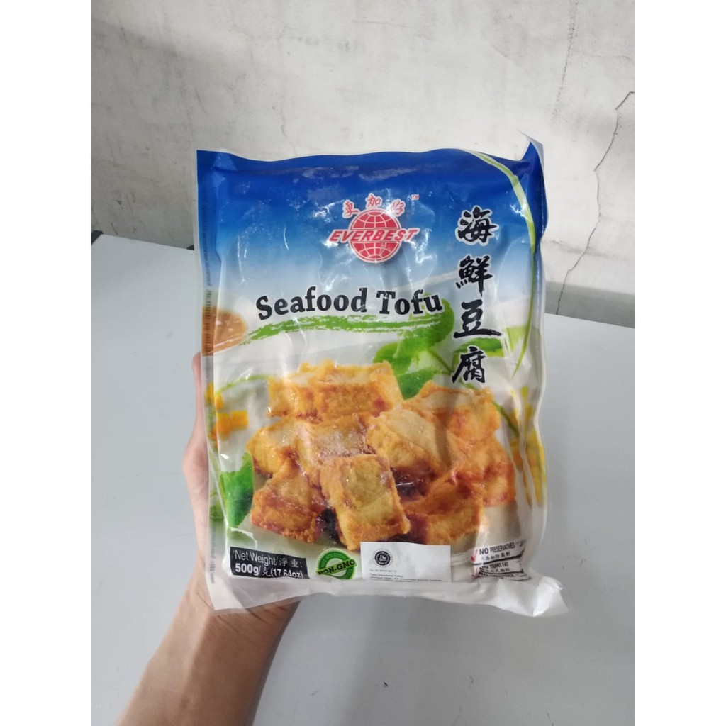 

Everbest Seafood Tofu / Tahu Hai Sien Tou Fu Vegetarian 500gr