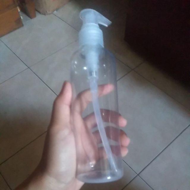 Botol Pet 250 Ml Natural Pump Natural
