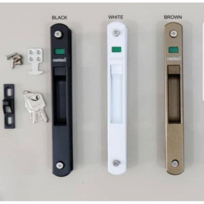 Kunci Pintu Sliding / Geser Ra6 Mikota Dekson / Dekkson Handle Tanam Pintu Aluminium Kaca