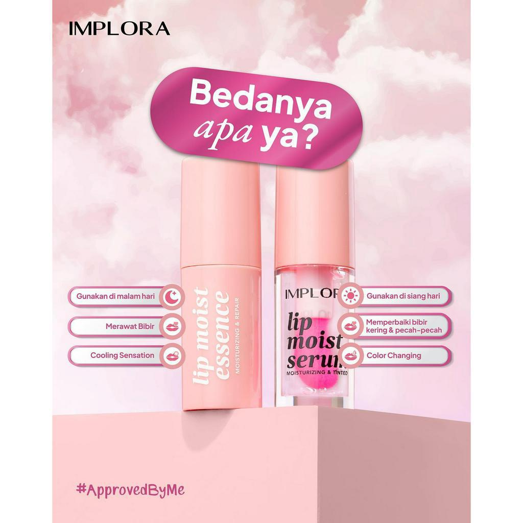 ✦SINAR✦ Implora Lip Moist Essence |  Implora Lip Moist Serum | Pelembab Bibir