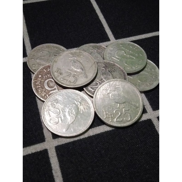 koin kuno 25 rupiah tahun 1971