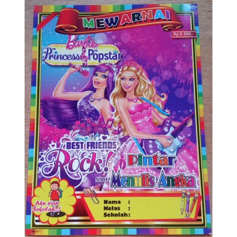 

BUKU MEWARNAI ANAK BARBIE/PRINCES