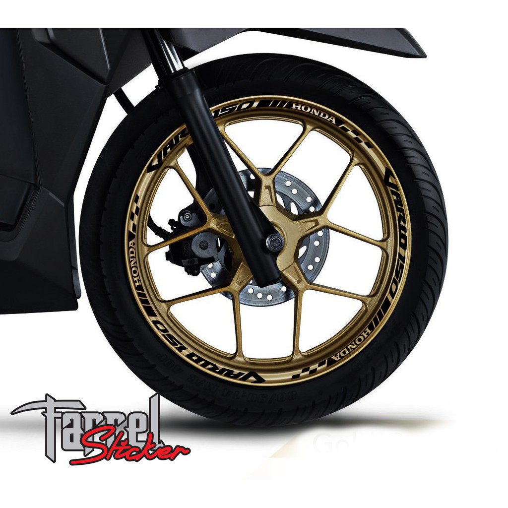 Stiker Velg Velk Vario 150 gold