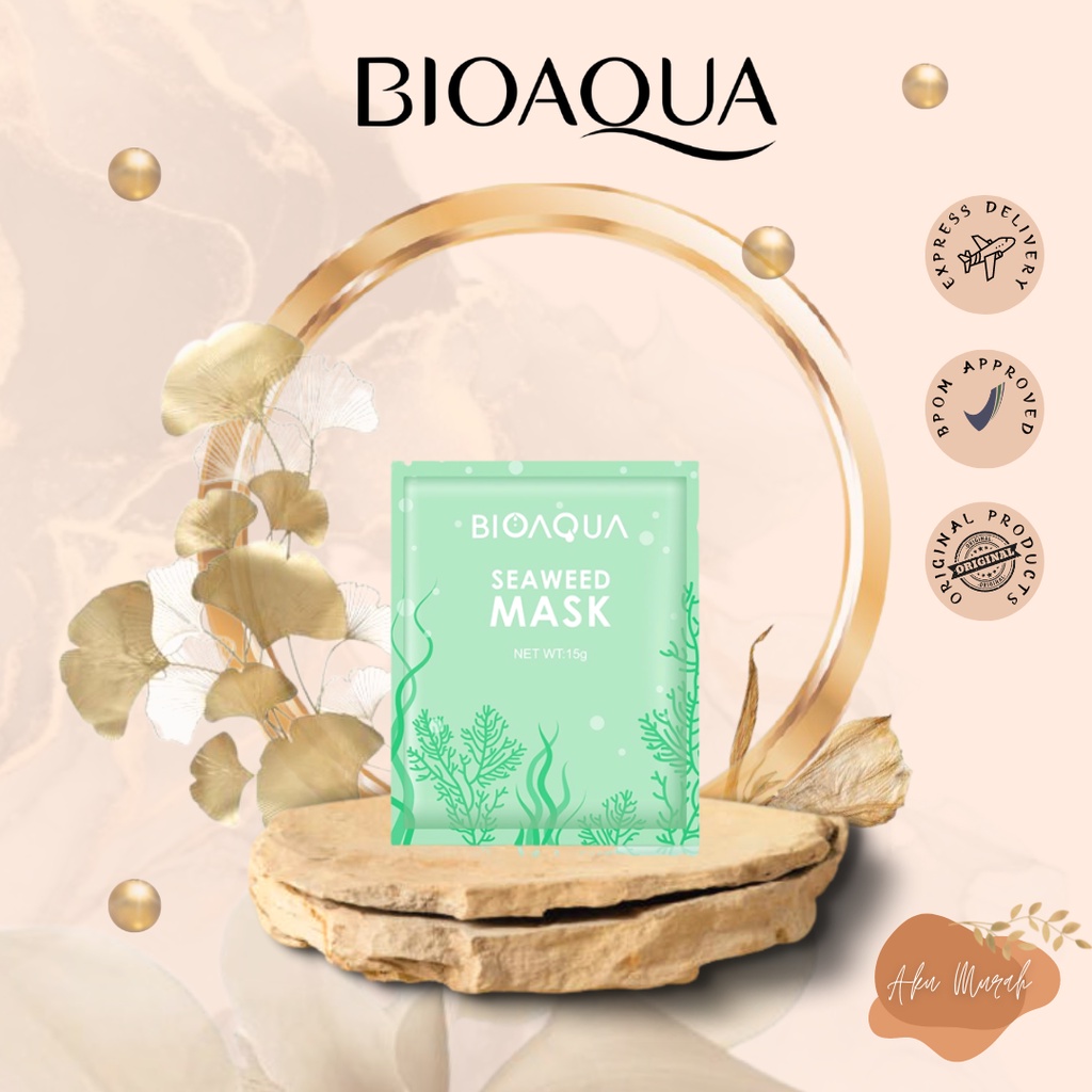 ✨ AKU MURAH ✨BIOAQUA Seaweed Mask 15g