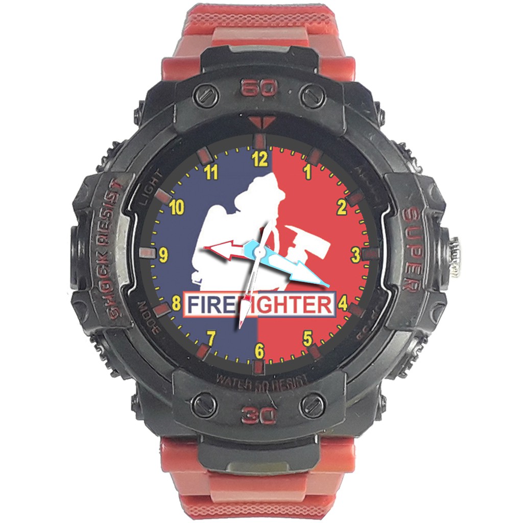 Jam Tangan  LOGO DAMKAR/FIRE FIGHTER Bagus