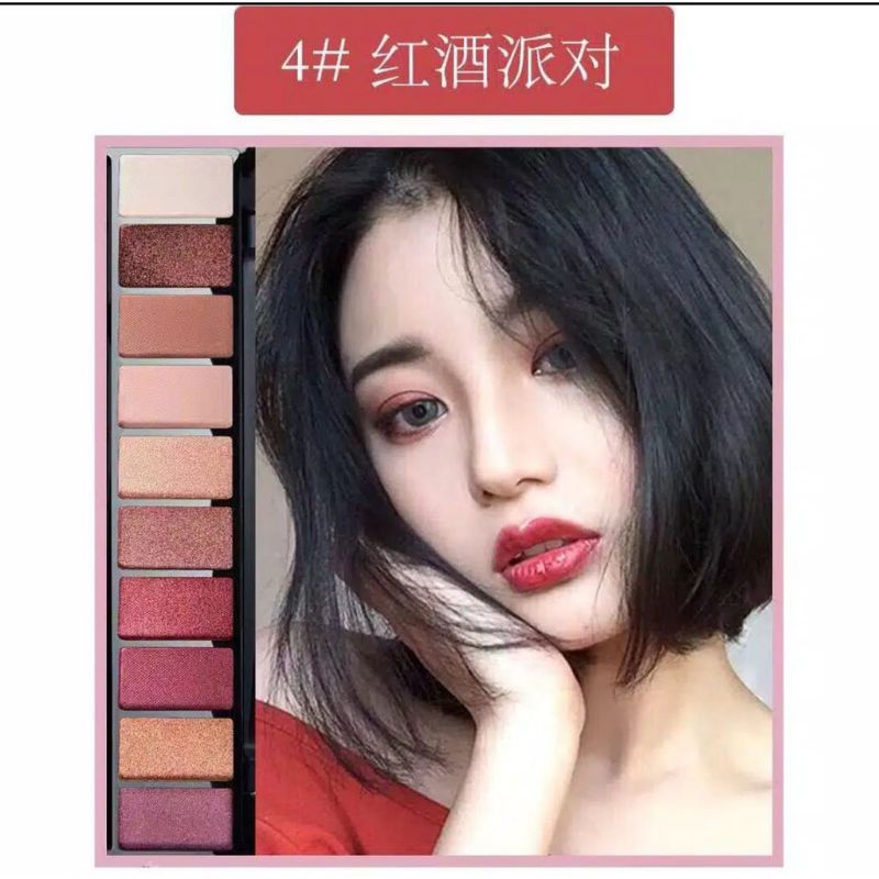 LAMEILA Fashion Matte Eyeshadow Pallet Makeup 10 warna