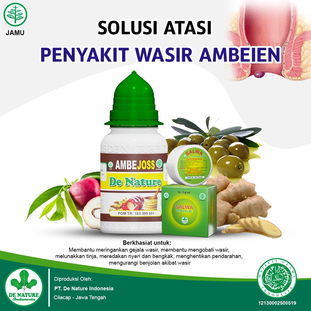 Obat Manjur Obat Wasir Atau Ambeien dari De nature | PT. Herbal De Nature