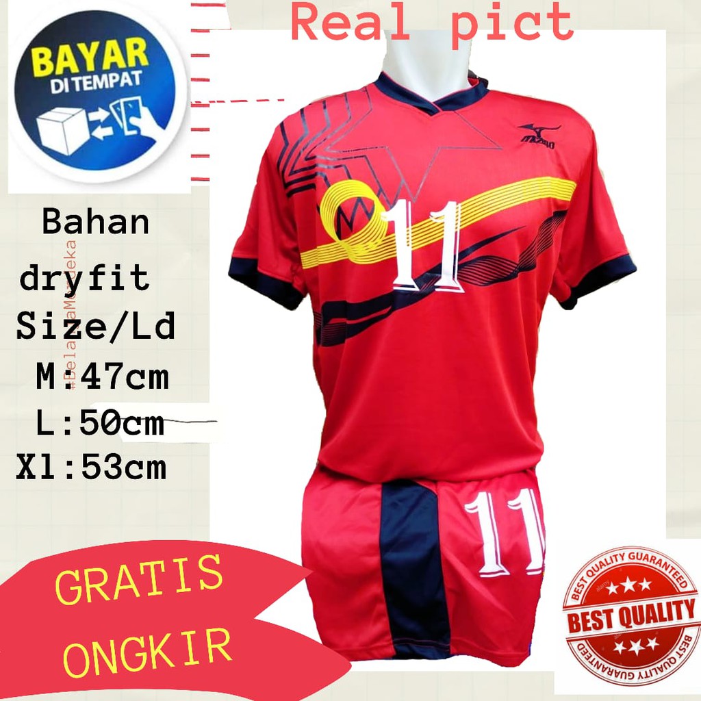 BAJU JERSEY SET BOLA / FUTSAL LENGAN PENDEK