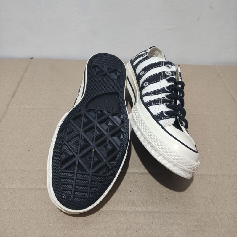 CONVERSE CHUCK 70S ALL STAR LOW ARCHIVAL ZEBRA ORIGINAL RESMI MAP