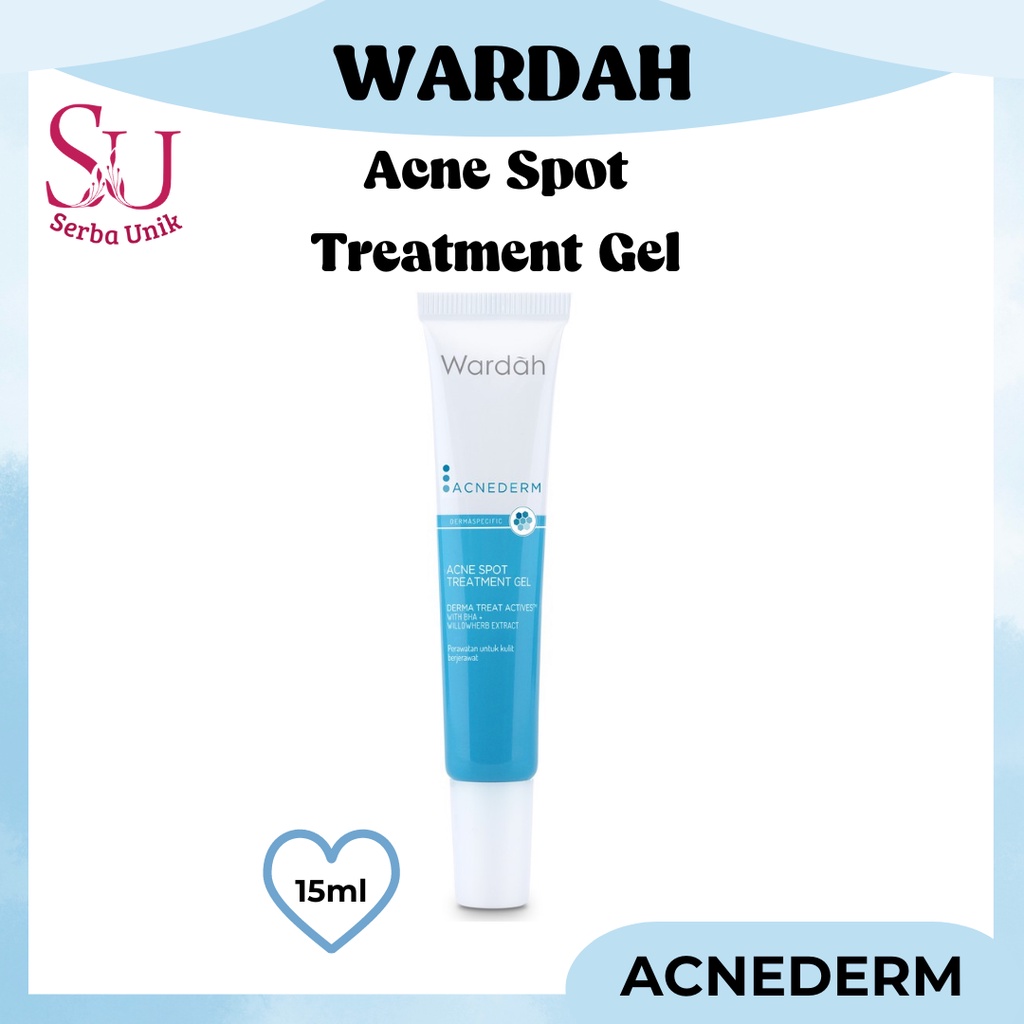 Wardah Acnederm Acne Spot Treatment Gel 15ml | Obat Totol Jerawat