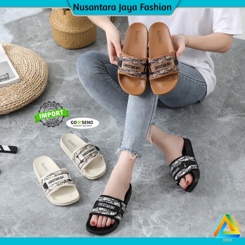 Sandal Selop Fashion Wanita Terbaru Balance L-1906