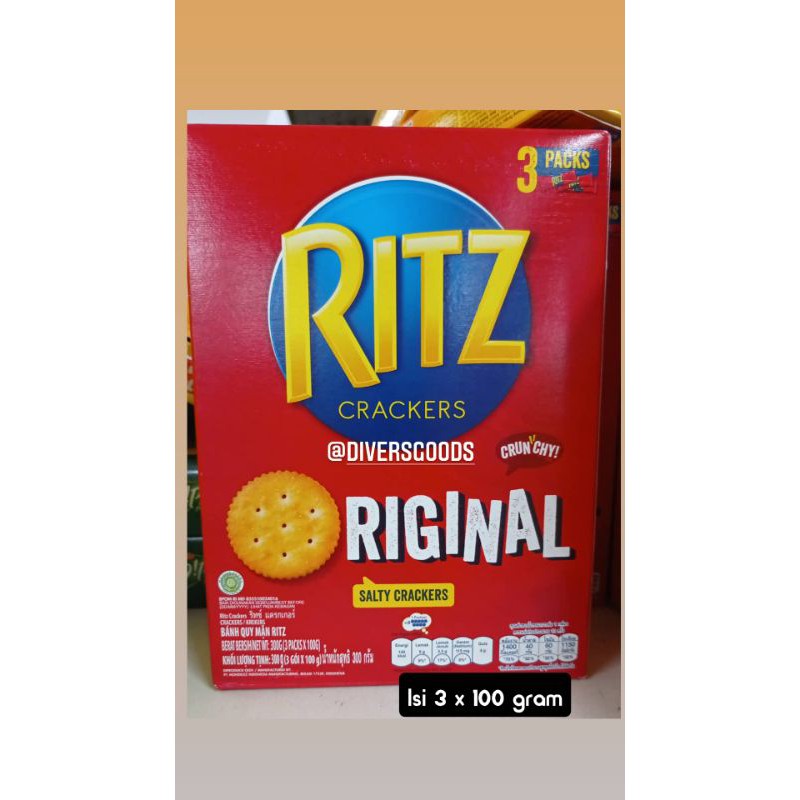 

biskuit ritz salty creakers original 3x100gram