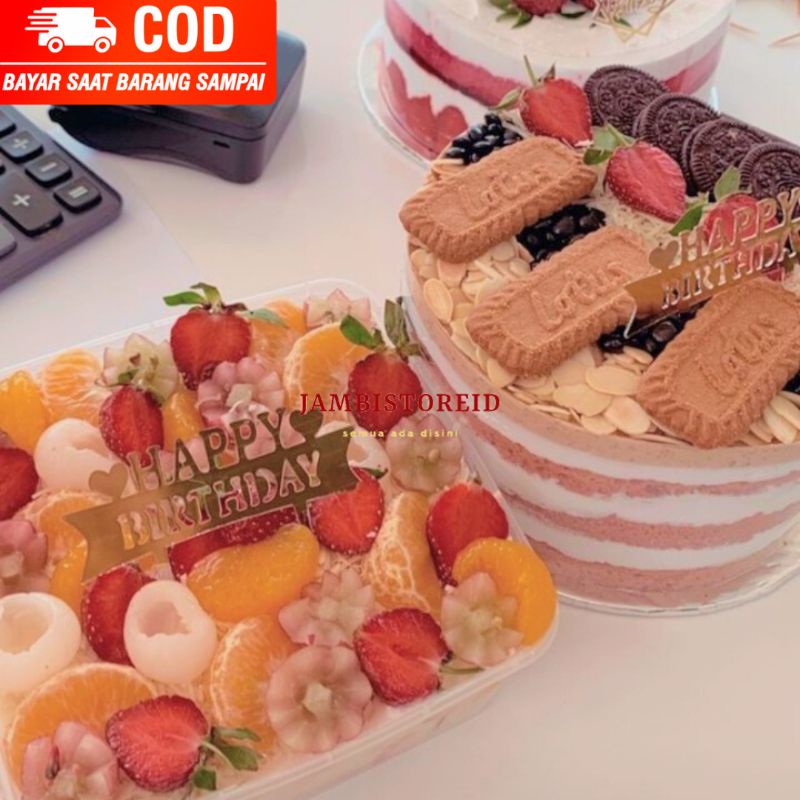 

(JAMBISTOREID) KHUSUS KOTA JAMBI JANGAN DIPESAN SEBELUM KONFIRMASI Birthday Cake Kue Ulang Tahun Salad Buah Mixed Fruits Box Coco Crunchy Red Velvet Choco Cheese Milo Topping KitKat Oreo Keju Milo Cube Choco Crunch Strawberry Potong Kekinian Extra Jambi