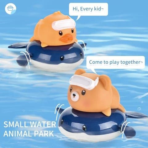 ( Mia ) Mainan Mandi Bayi Bebek Paus Semprot Air Berenang, Pig Lucu Semprot Air