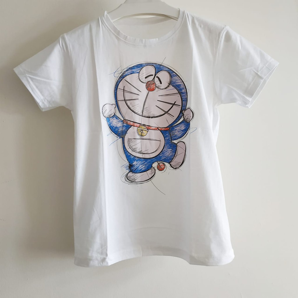 246 Kaos Tshirt Baju Tumblr Tee Cewek Wanita D0r4 Em0n Sketsa 2