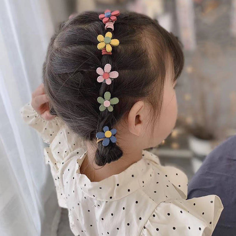 CHUBBI 2 Ikat Rambut Anak Korea Acrylic 5Pcs/Set