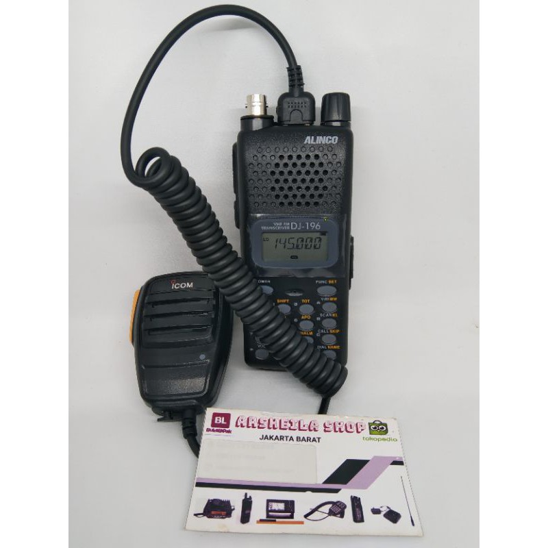 Extramic mic ht icom v8 alinco dj196 195