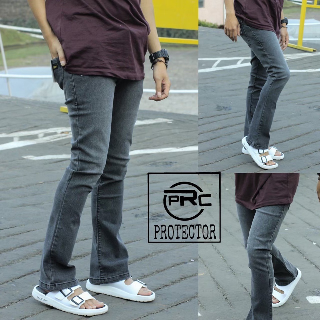 Protector Denim - Celana Jeans Cutbray Pria / Celana Jeans Bootcut / Celana Panjang Pria Model Cutbray / Jeans Cutbray Pria