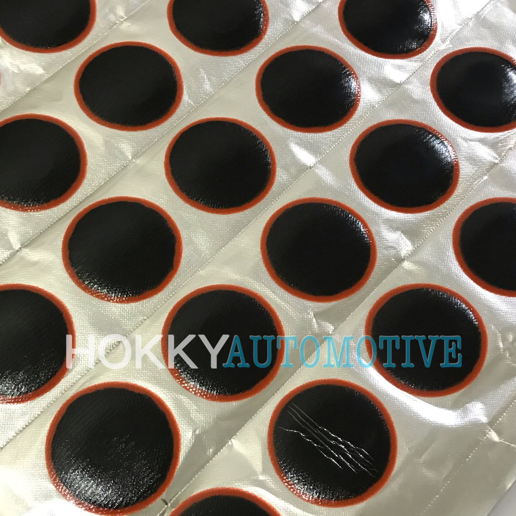 tambal ban dalam maruni 4cm / lembaran karet tambal ban dalam maruni