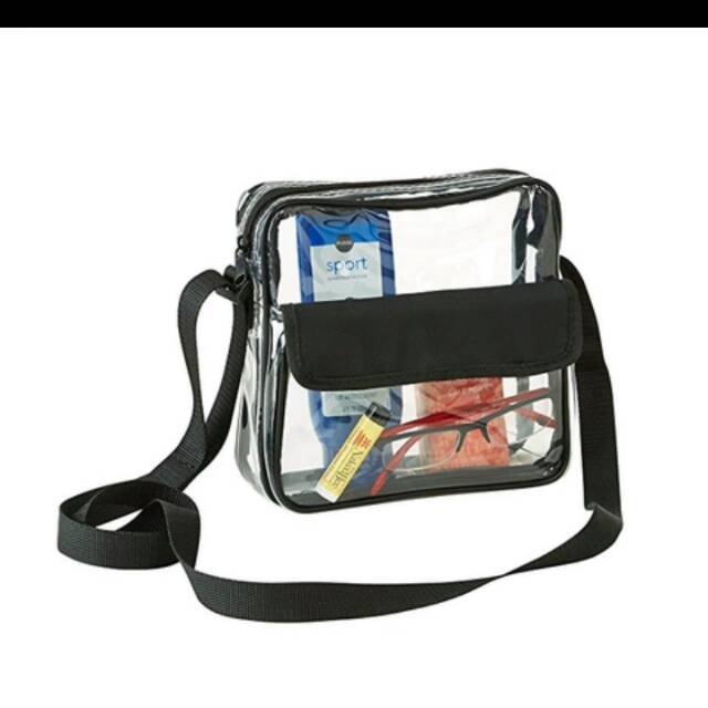 Tas selempang transparan tas bahu  transparan pria wanita