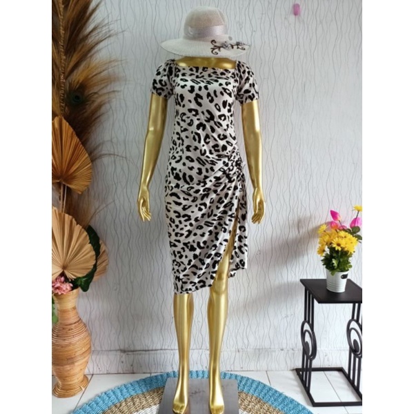 Dress wanita alexandra dress kekinian dress serut samping dress bali premium