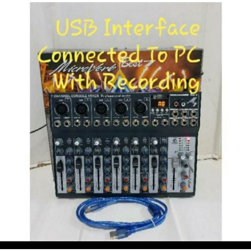 MIXER MICROVERB BEST7 USB RECORDING