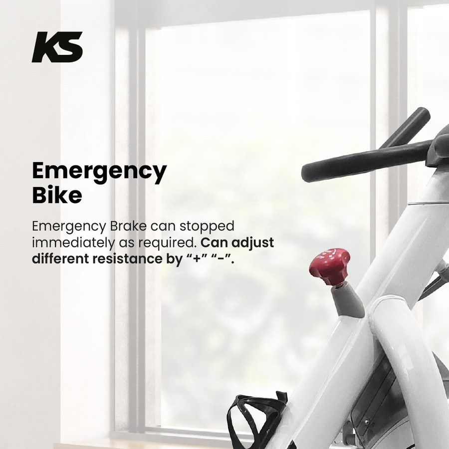 KS Spinning Bike With Zwift Sepeda Statis Fitness Alt Kingsmith Yesoul