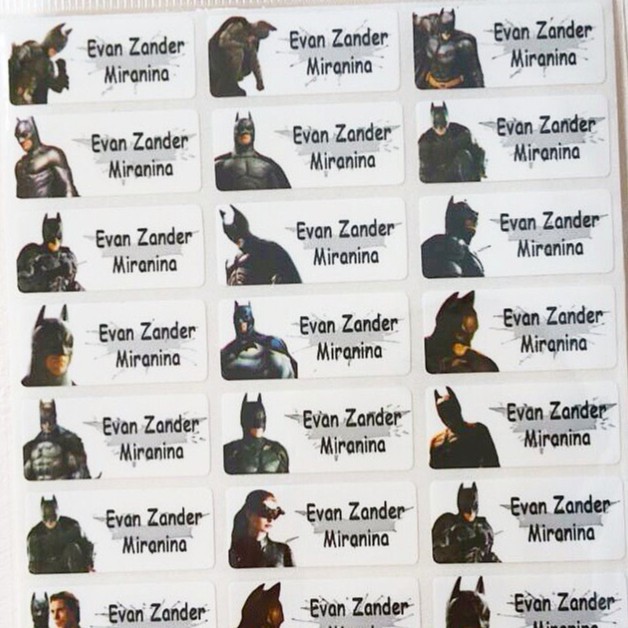 

STIKER NAMA TAHAN AIR - BATMAN