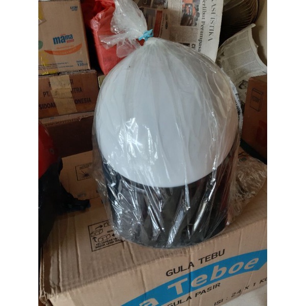 Jual Helm Teropong Warna Putih New Shopee Indonesia