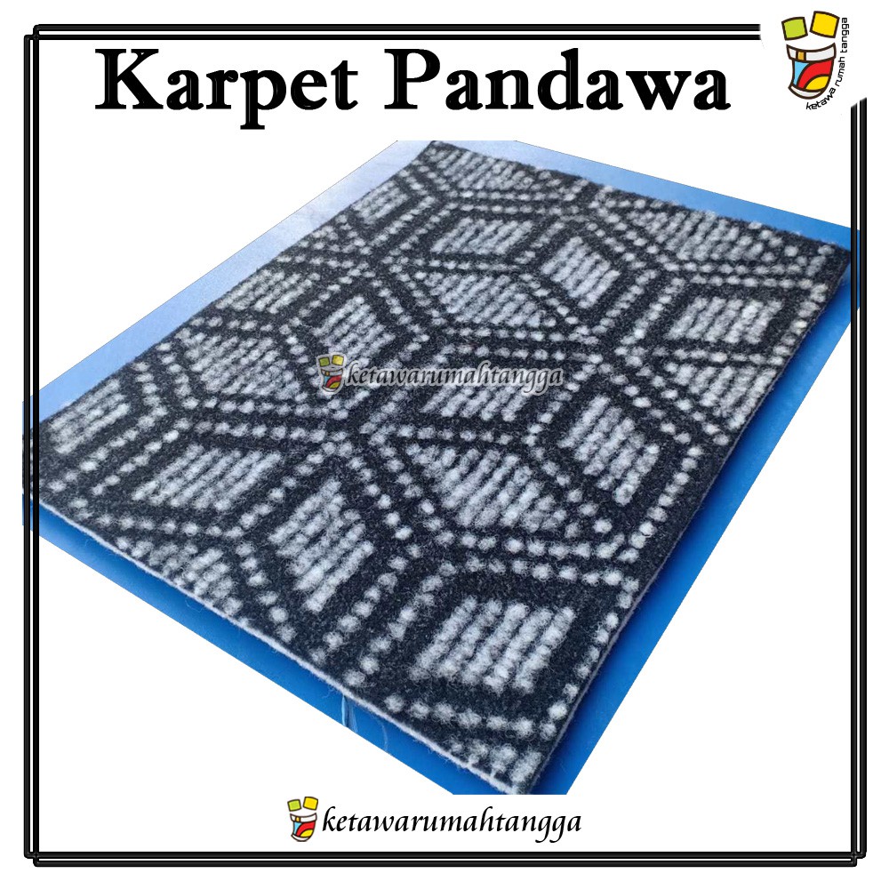 Karpet Pandawa Ukuran 100 x 200 atau 150 x 200 atau 180 x 200 | Bahan Tebal | ketawarumahtangga