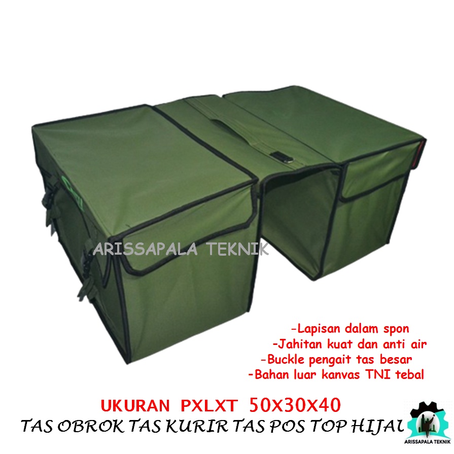 Tas motor tas obrok tas kurir delivery TOP HIJAU