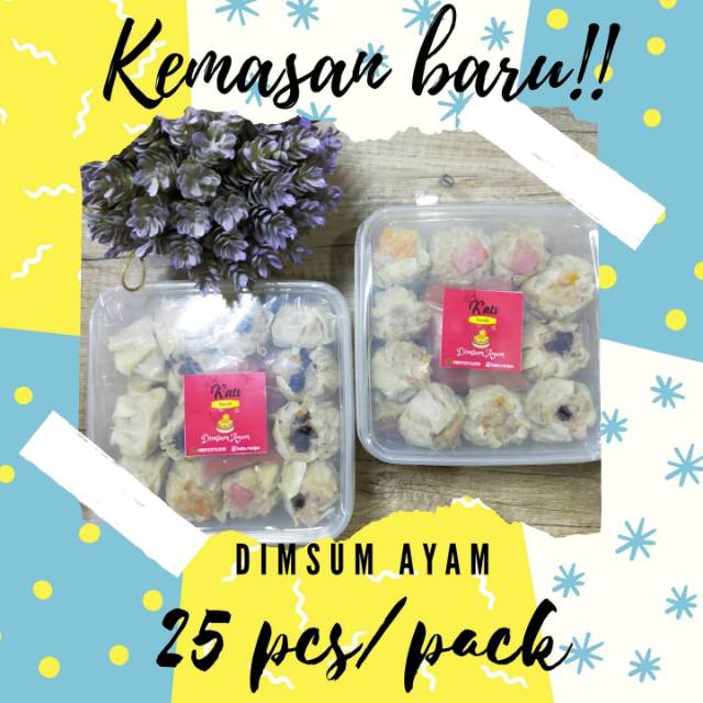 

Dimsum ayam frozen isi 25 pcs