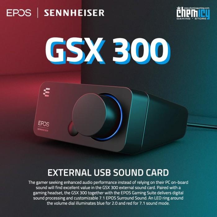Epos I Sennheiser Gsx 300 Gaming Dac External Sound Card