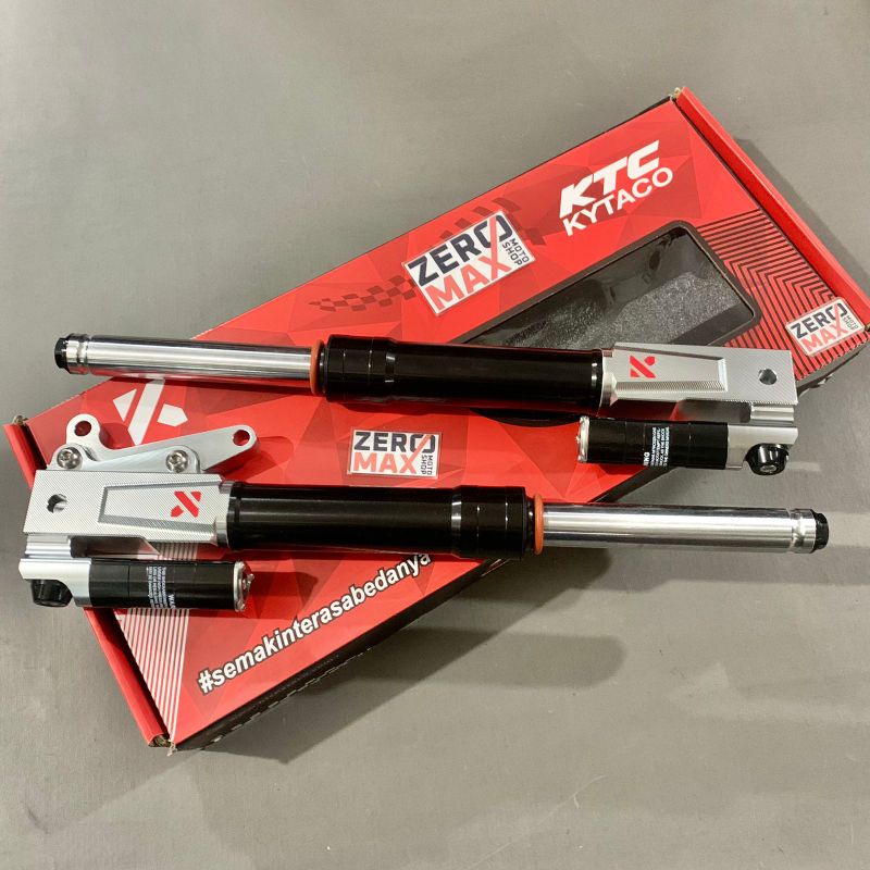 Shock Shockbreaker Depan KTC Kytaco SFF-20 Hitam Black Fazzio 125 Original Suspension