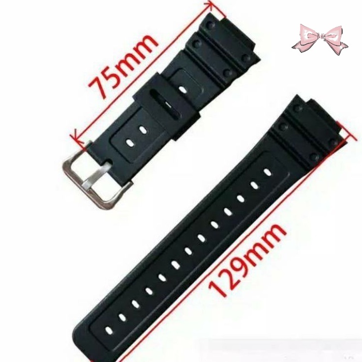 STRAP TALI JAM CASIO MWC-100H MCW100H MCW 100 H MCW100H WARNA HITAM