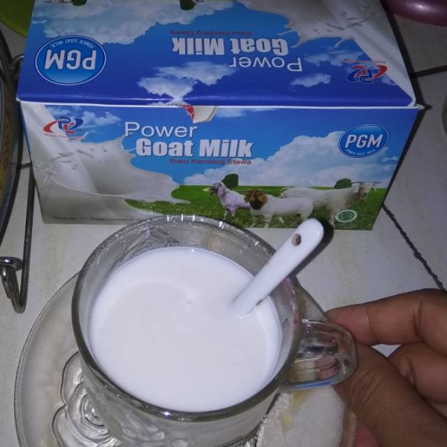 

Susu kambing etawa power goat milk. 15 sachet x 22gr