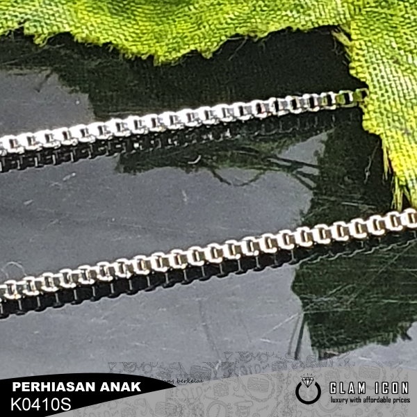 Kalung Anak Karakter Putri Flozen White K0359 KAS