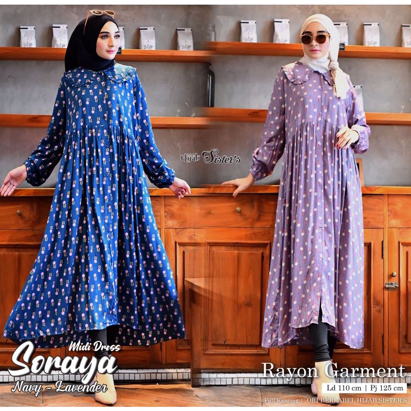 Soraya Midi Dress by Hijab Sister's