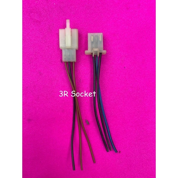 soket socket sambungan pin 3 kabel motor honda