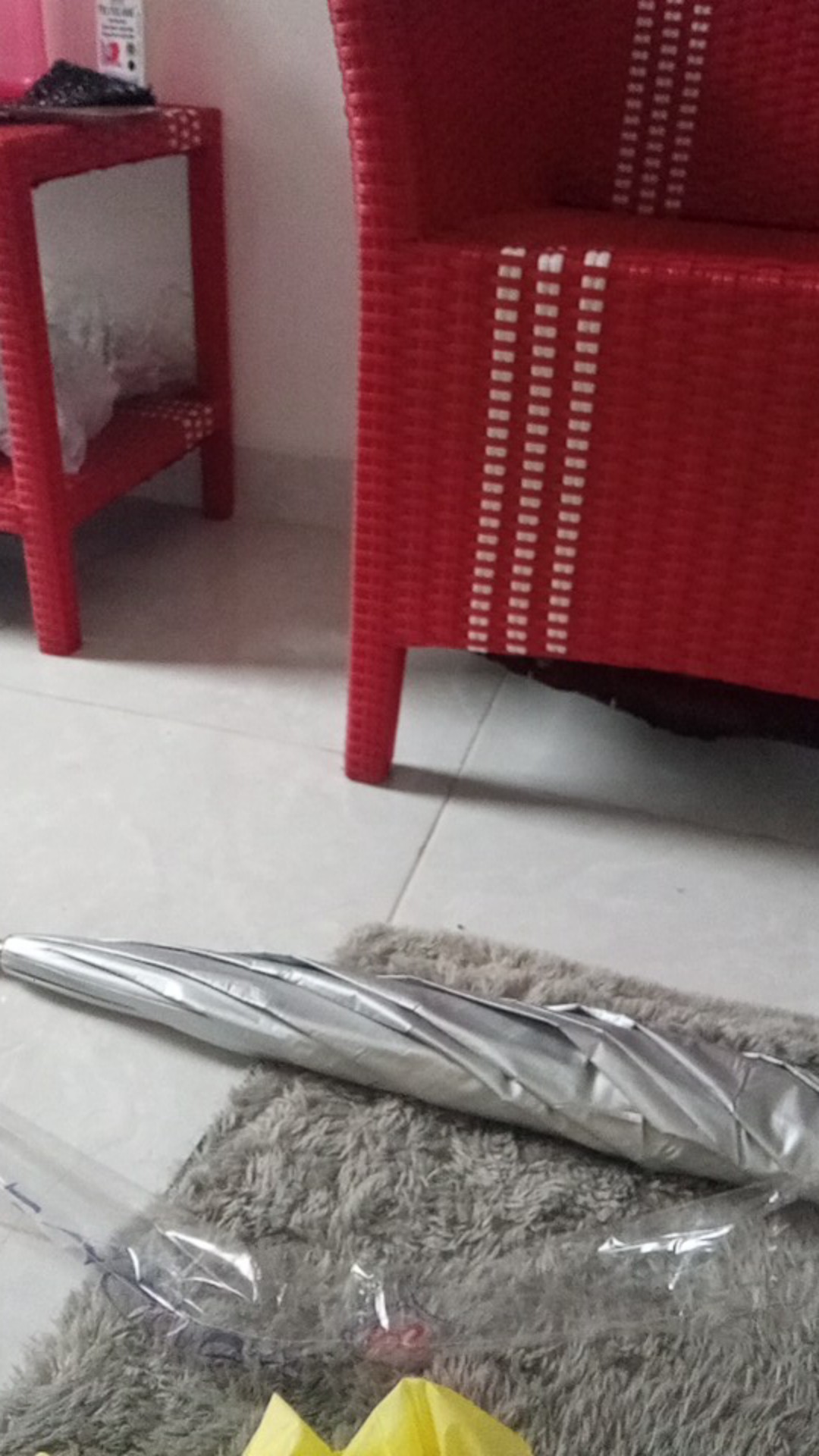 Payung Golf 16jari  Jumbo Silver Layar