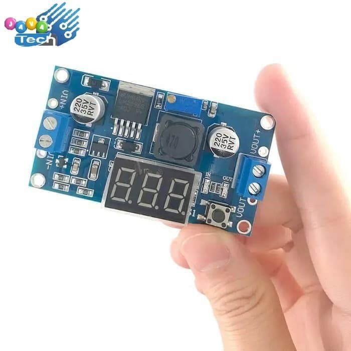 LM2596 Voltmeter Step down DC-DC Adjustable Module 4.0-40v ke 1.3-37v