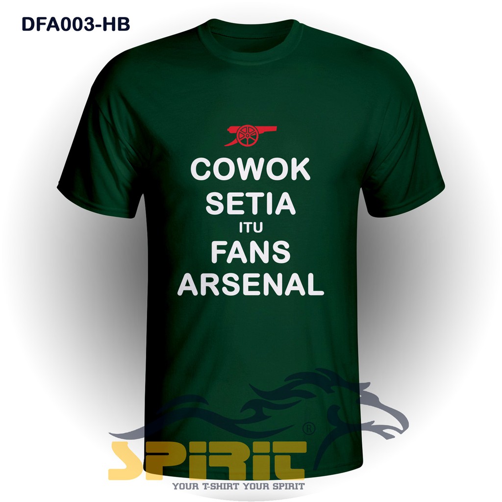 KAOS DISTRO ARSENAL PRIA DEWASA REMAJA COWOK SETIA BIG SIZE  BAJU CUSTOM SABLON