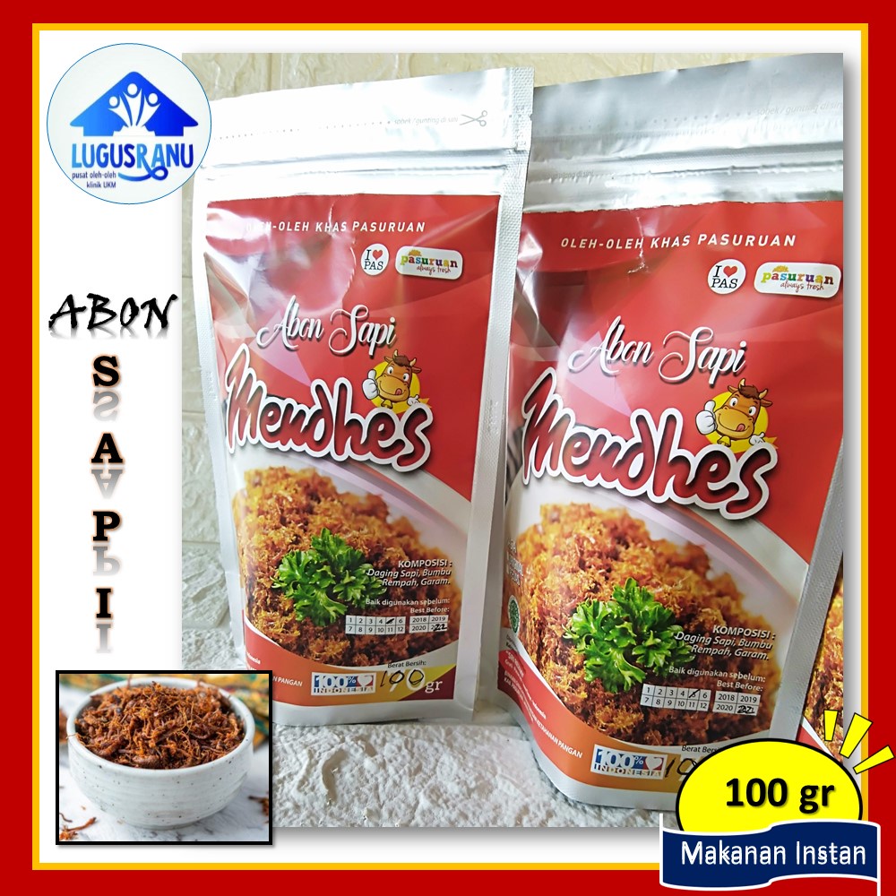 

Abon Sapi "Mendhes" makanan siap saji